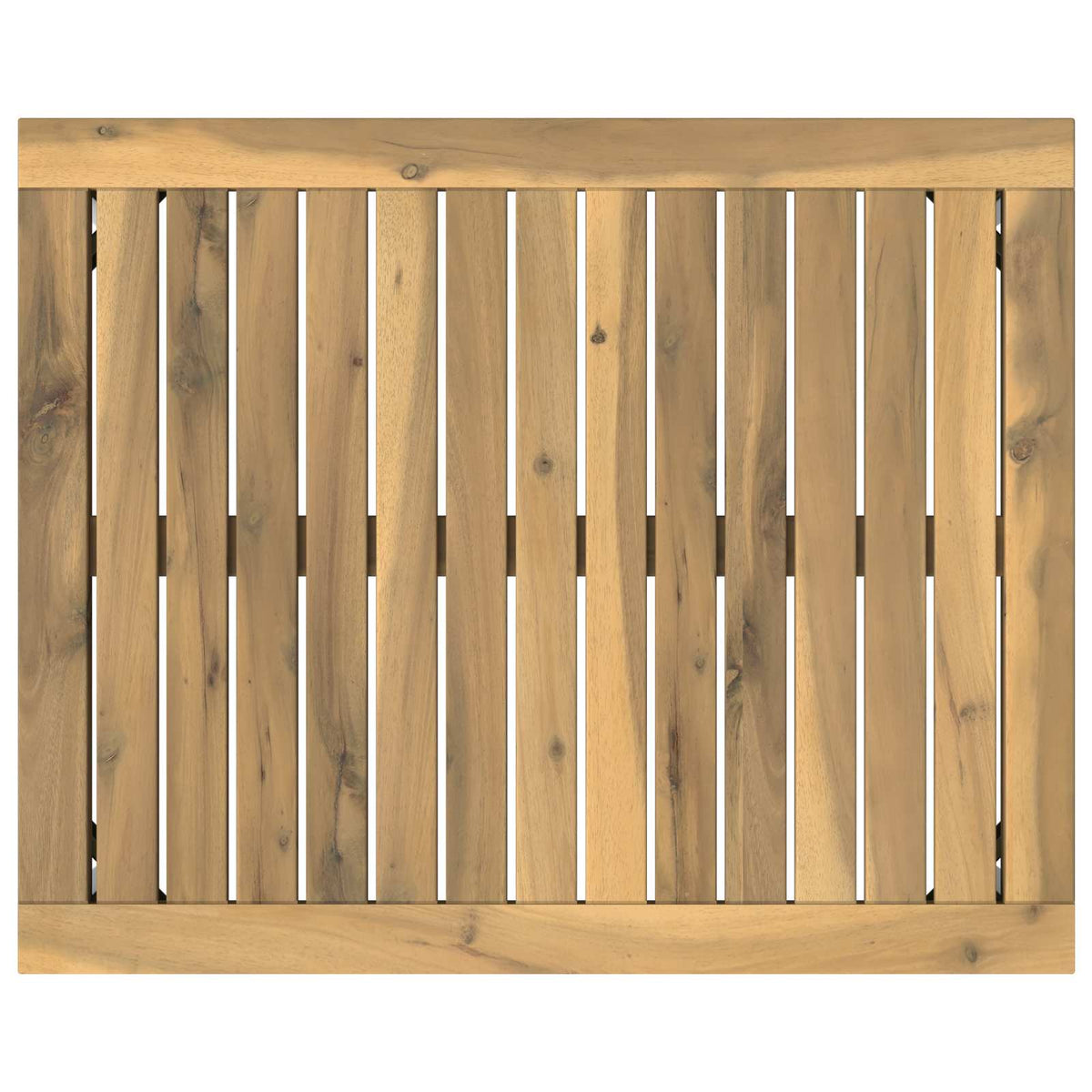 Salontafel Wit 49 x 60,5 x 36 cm Massief Acaciahout