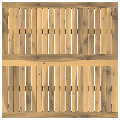 Salontafel Wit 80 x 80,5 x 45 cm Massief Acaciahout