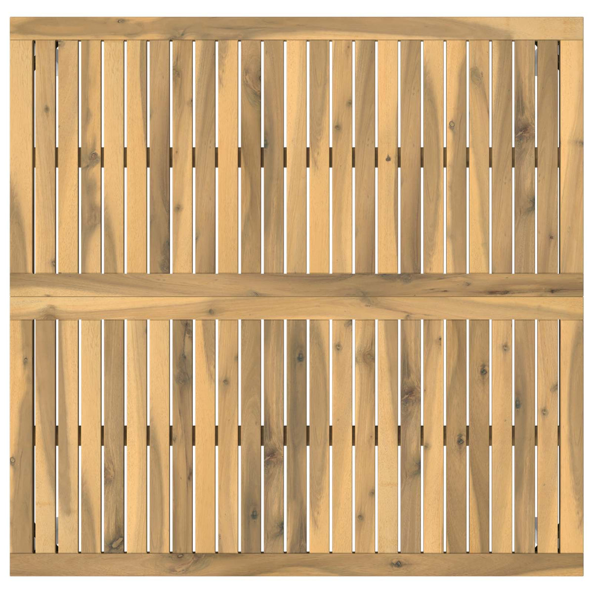 Salontafel Wit 100 x 100,5 x 45 cm Massief Acaciahout