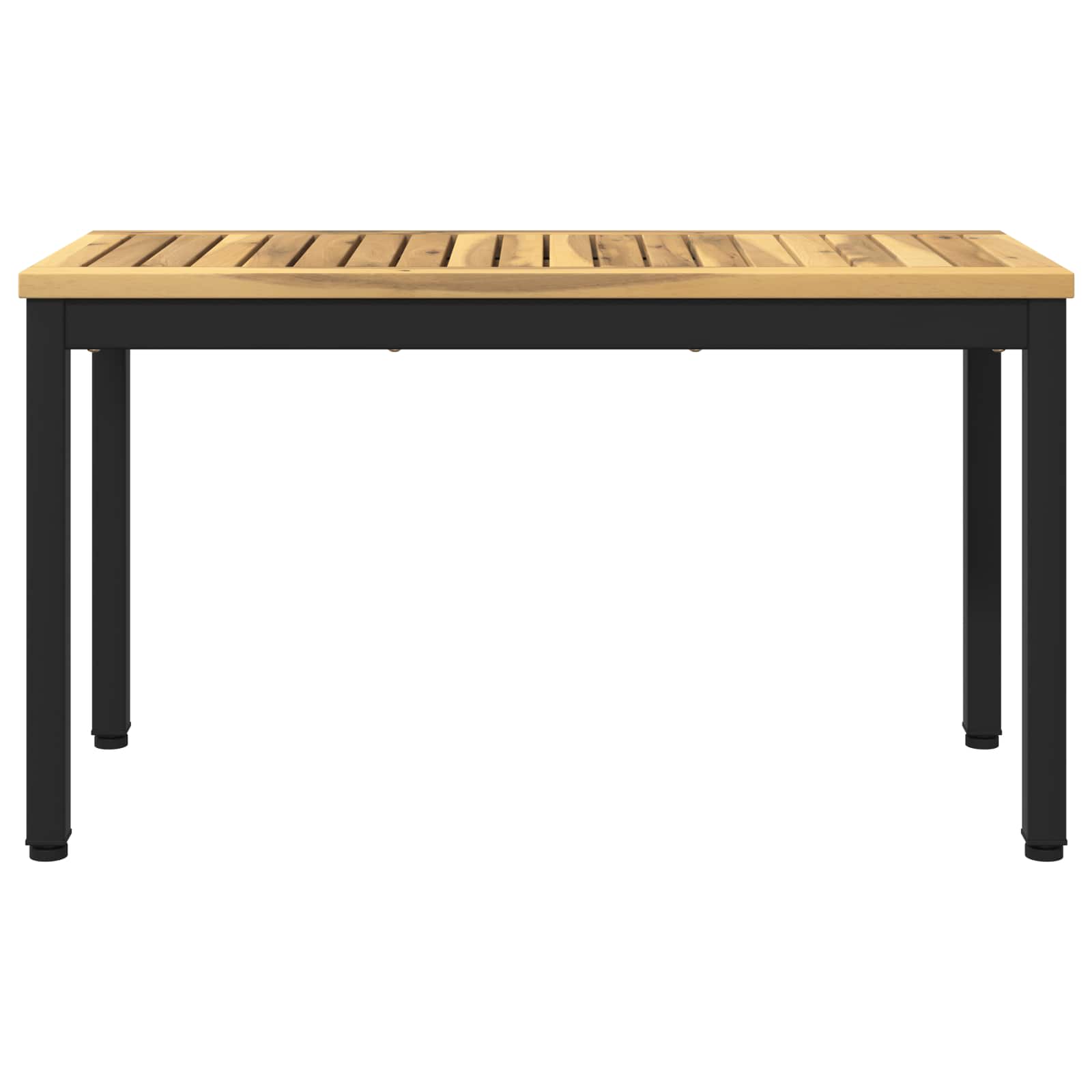 Tuinbank 80,5 x 35 x 45 cm Massief Acaciahout Wit en zwart