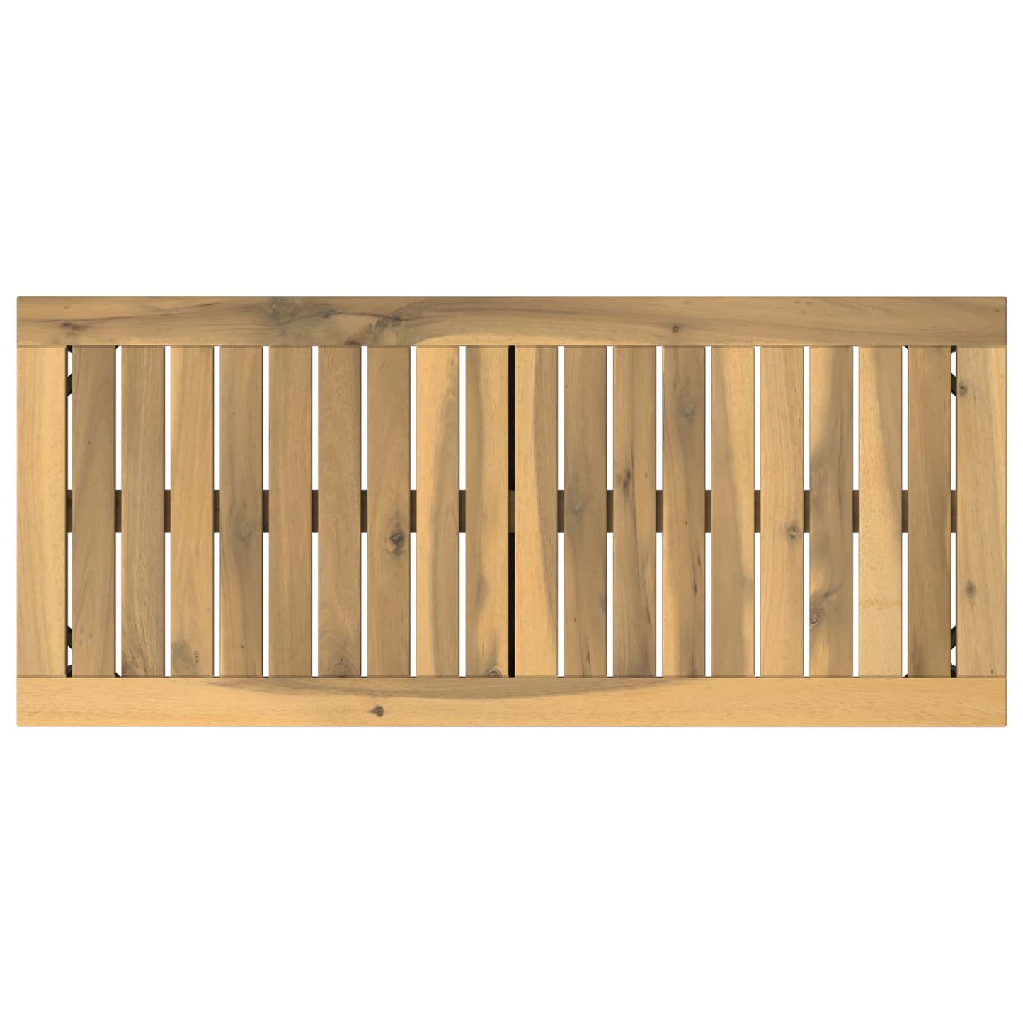 Tuinbank 80,5 x 35 x 45 cm Massief Acaciahout Wit en zwart