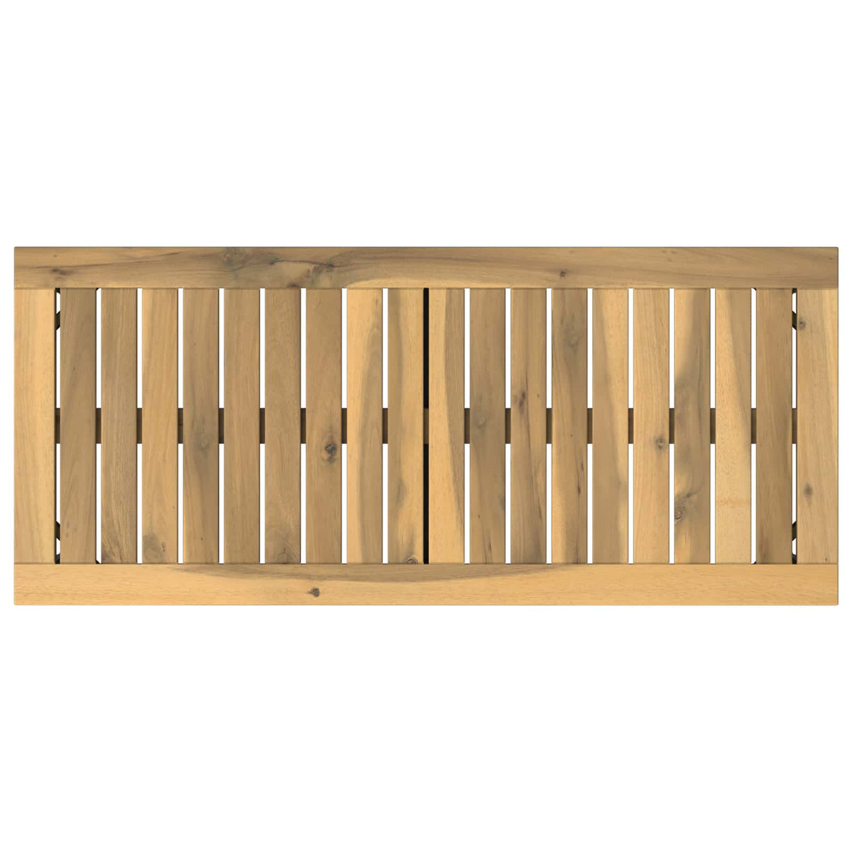 Tuinbank 80,5 x 35 x 45 cm Massief Acaciahout Wit Rechthoekig