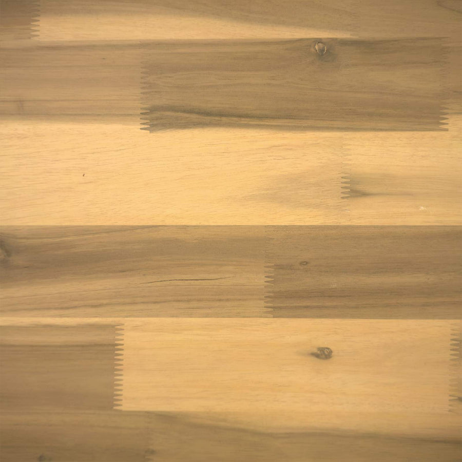 Tuinbank 108,5 x 35 x 45 cm Massief Acaciahout Wit en zwart
