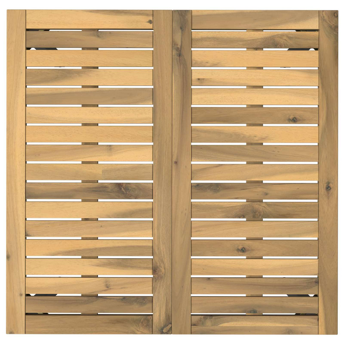 Tuindiner tafel Wit en zwart 70 x 68,5 x 75 cm