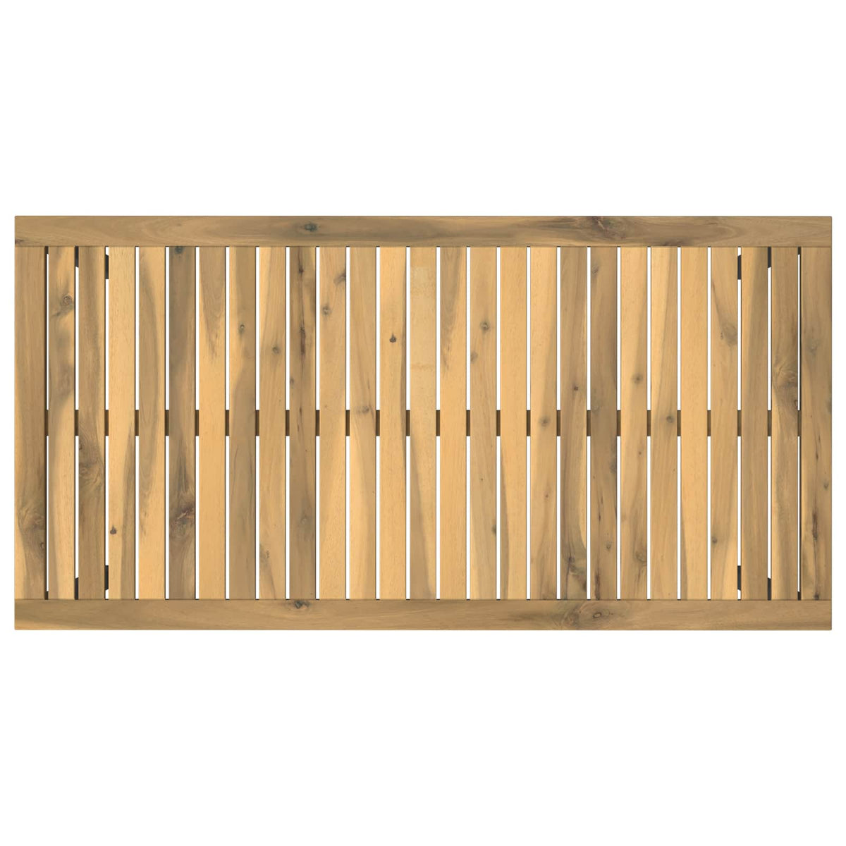 Tuindiner tafel Wit en zwart 108,5 x 55 x 75 cm