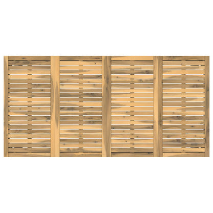 Tuindiner tafel Wit 147 x 88,5 x 75 cm Massief Acaciahout