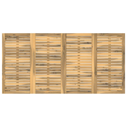 Tuindiner tafel Wit 180 x 88,5 x 75 cm Massief Acaciahout