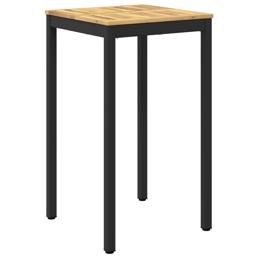 Tuinbar Tafel Wit en zwart 60 x 60,5 x 105 cm