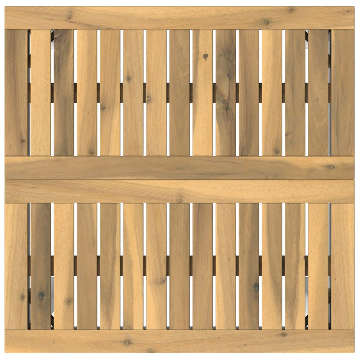 Tuinbar Tafel Wit 60 x 60,5 x 105 cm Massief Acaciahout