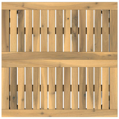 Tuinbar Tafel Wit 60 x 60,5 x 105 cm Massief Acaciahout