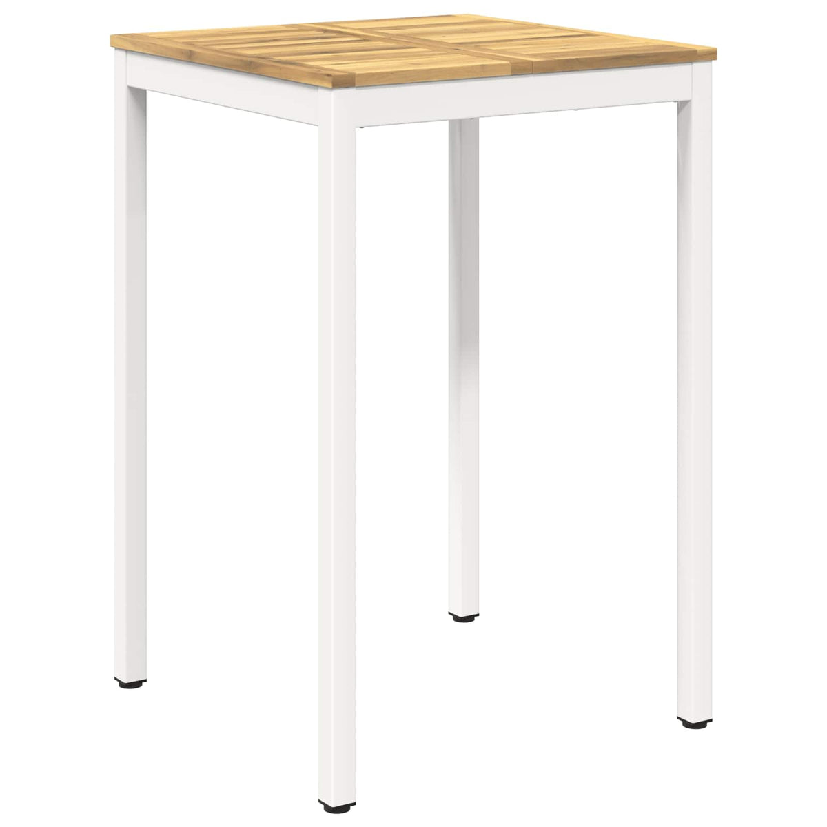 Tuinbar Tafel Wit 70 x 68,5 x 105 cm Massief Acaciahout