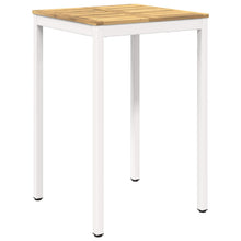 Tuinbar Tafel Wit 70 x 68,5 x 105 cm Massief Acaciahout