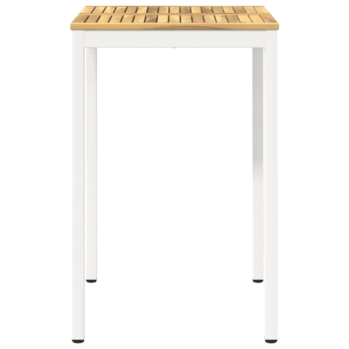 Tuinbar Tafel Wit 70 x 68,5 x 105 cm Massief Acaciahout