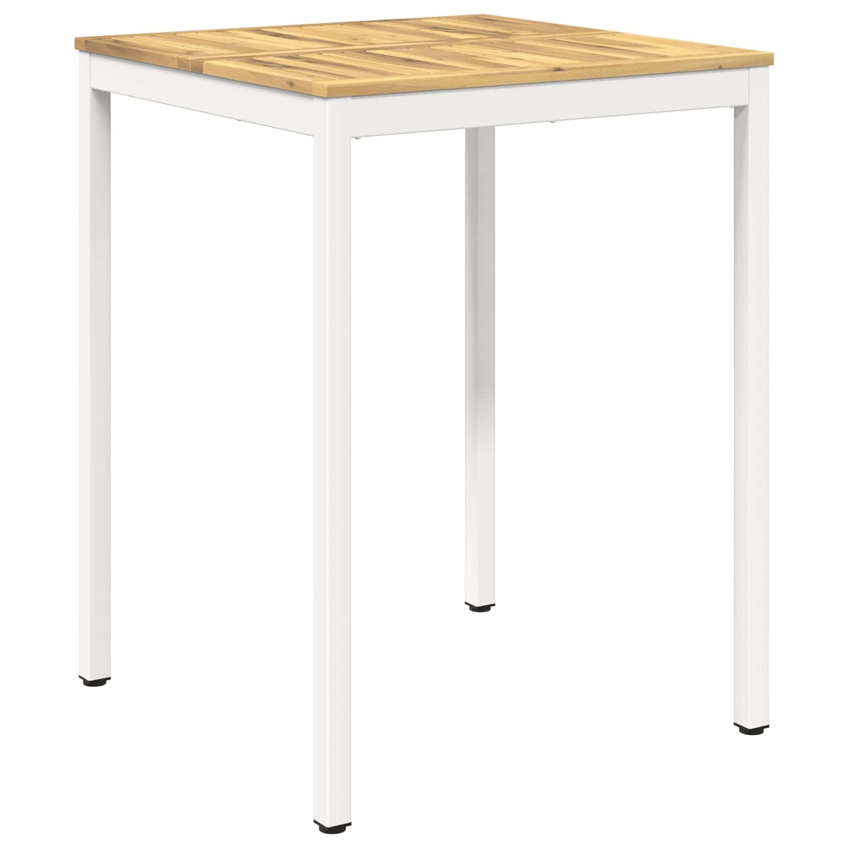 Tuinbar Tafel Wit 80 x 80,5 x 105 cm Massief Acaciahout
