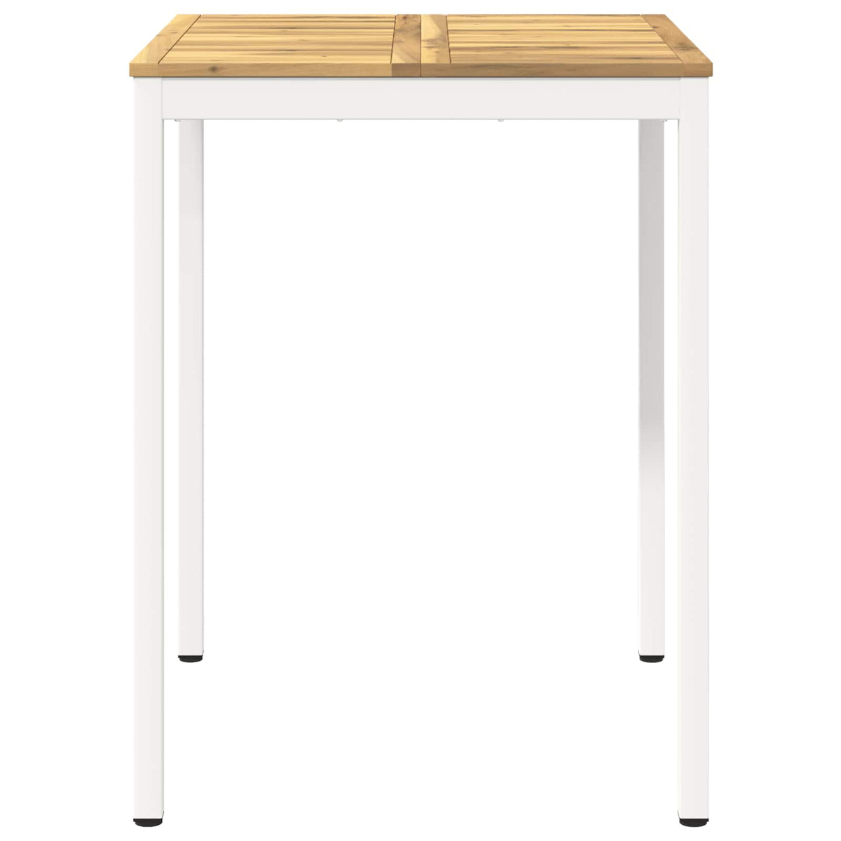 Tuinbar Tafel Wit 80 x 80,5 x 105 cm Massief Acaciahout