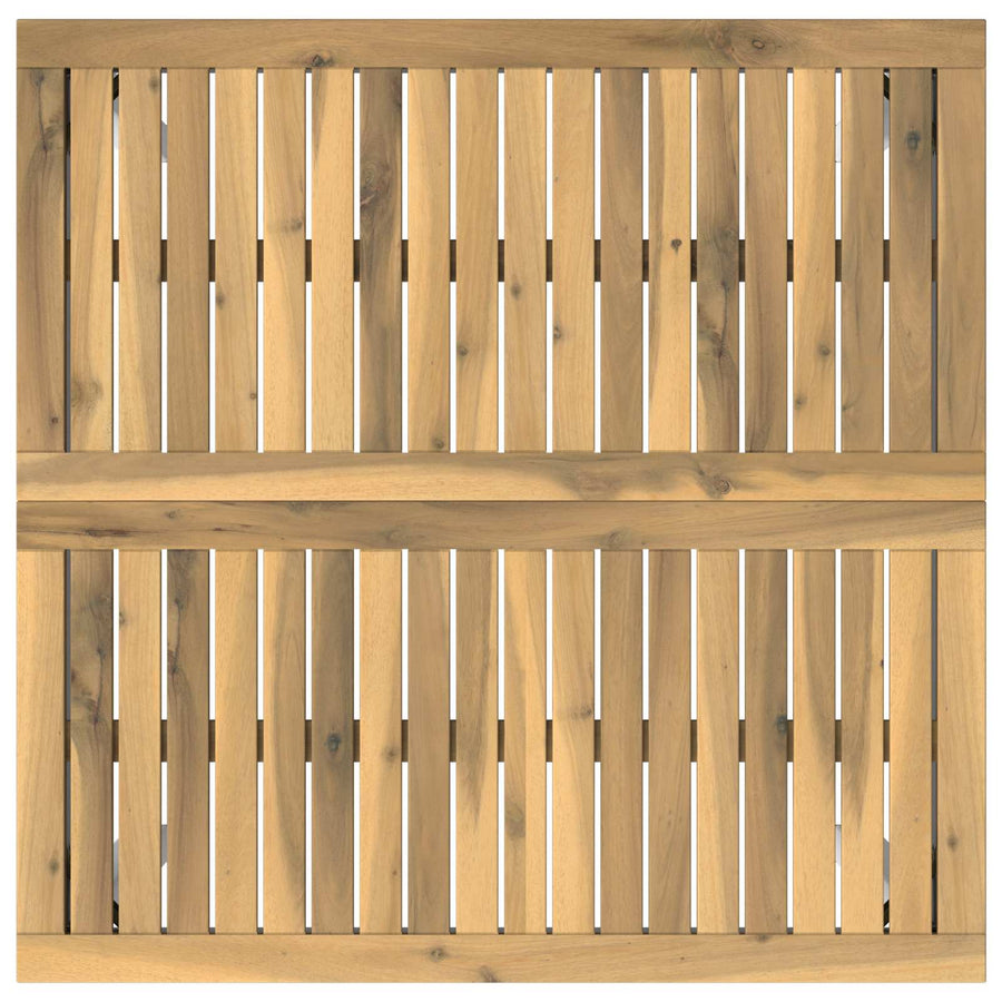 Tuinbar Tafel Wit 80 x 80,5 x 105 cm Massief Acaciahout
