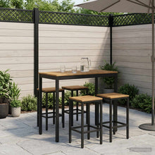 Tuinbar Tafel Wit en zwart 108,5 x 55 x 105 cm