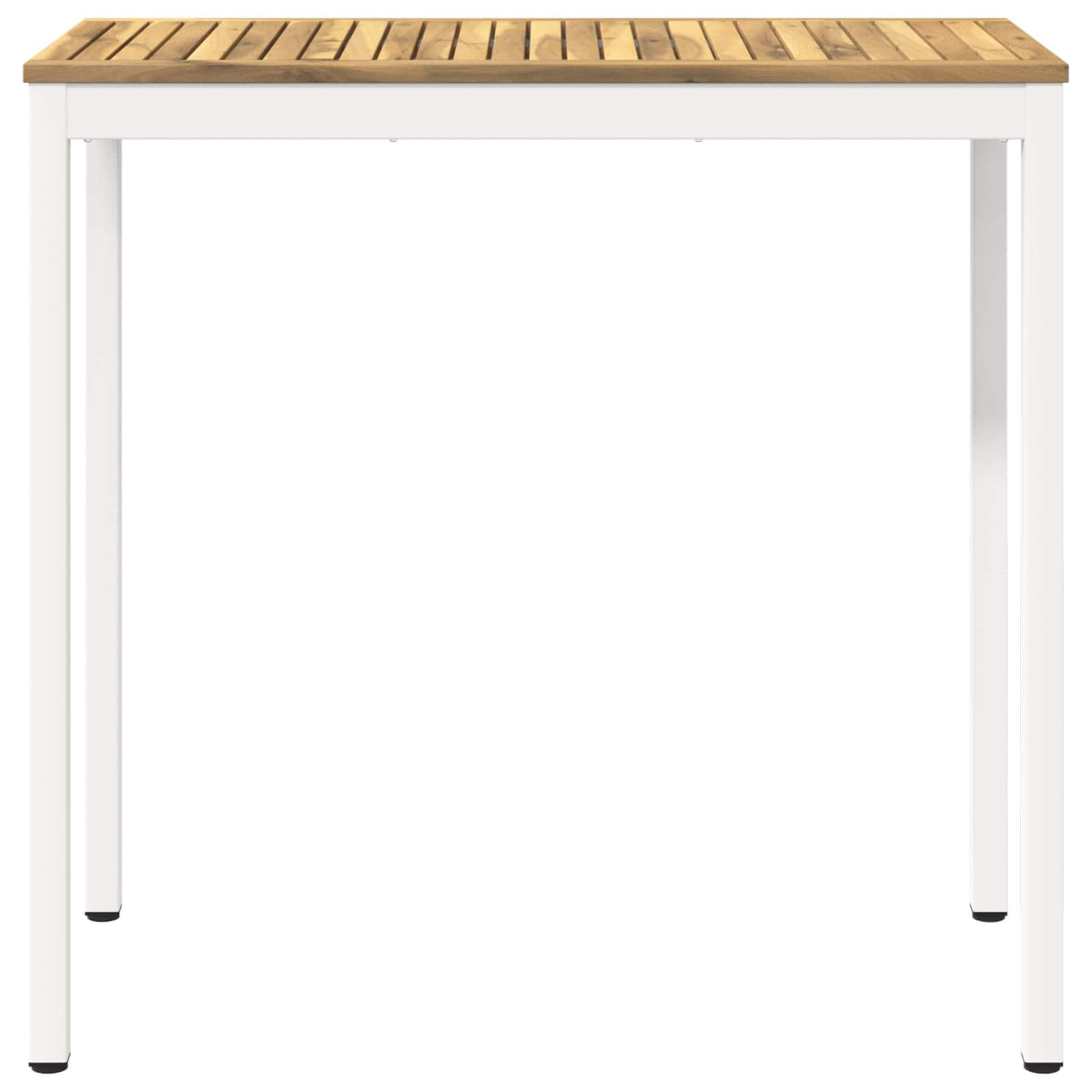 Tuinbar Tafel Wit 108,5 x 55 x 105 cm Massief Acaciahout