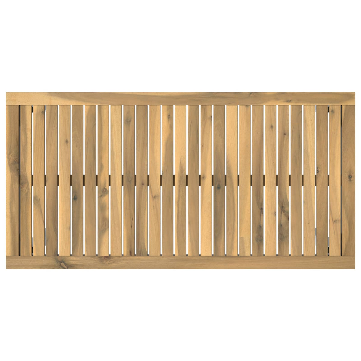 Tuinbar Tafel Wit 108,5 x 55 x 105 cm Massief Acaciahout