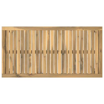 Tuinbar Tafel Wit 108,5 x 55 x 105 cm Massief Acaciahout
