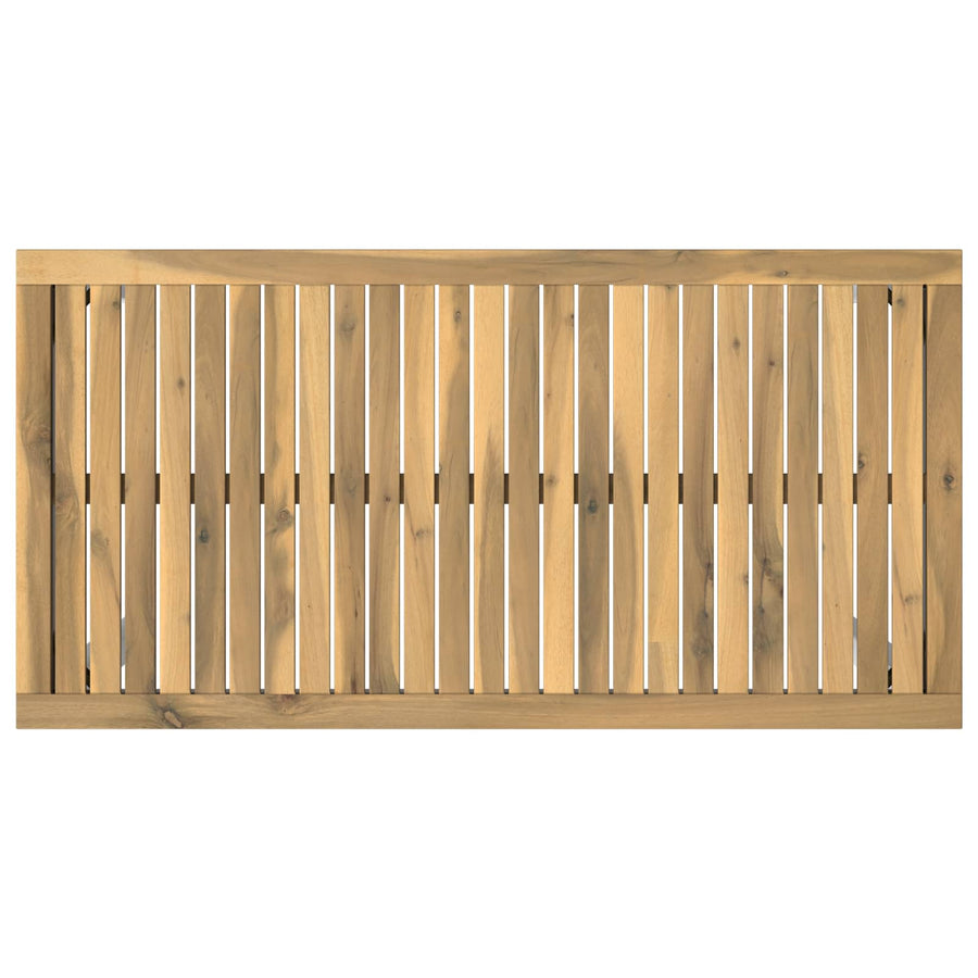 Tuinbar Tafel Wit 108,5 x 55 x 105 cm Massief Acaciahout