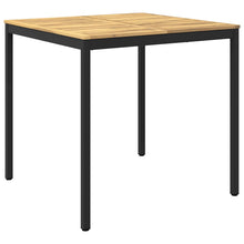 Tuinbar Tafel Wit en zwart 110 x 108,5 x 105 cm