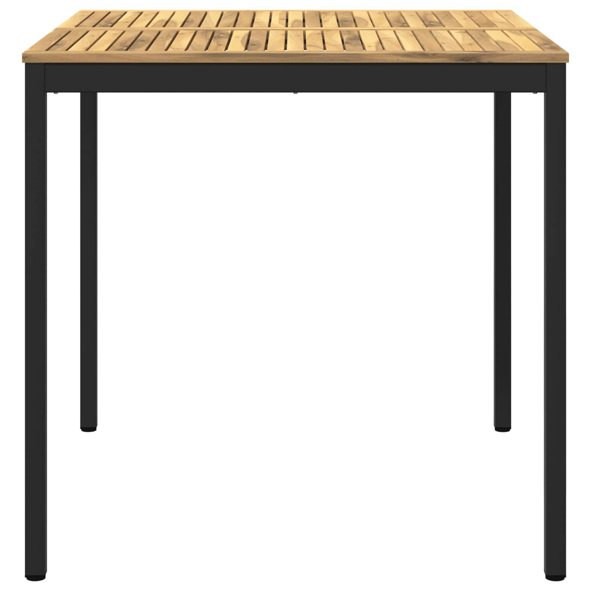 Tuinbar Tafel Wit en zwart 110 x 108,5 x 105 cm