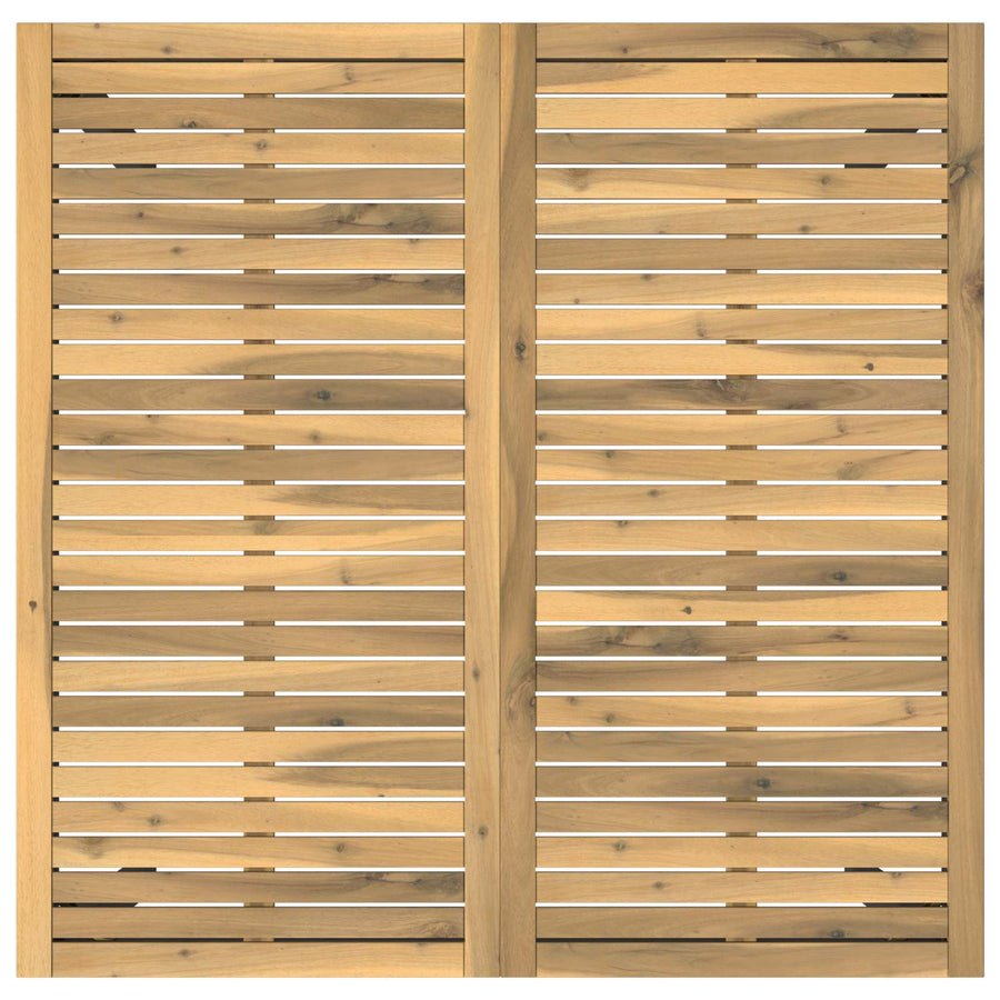 Tuinbar Tafel Wit en zwart 110 x 108,5 x 105 cm