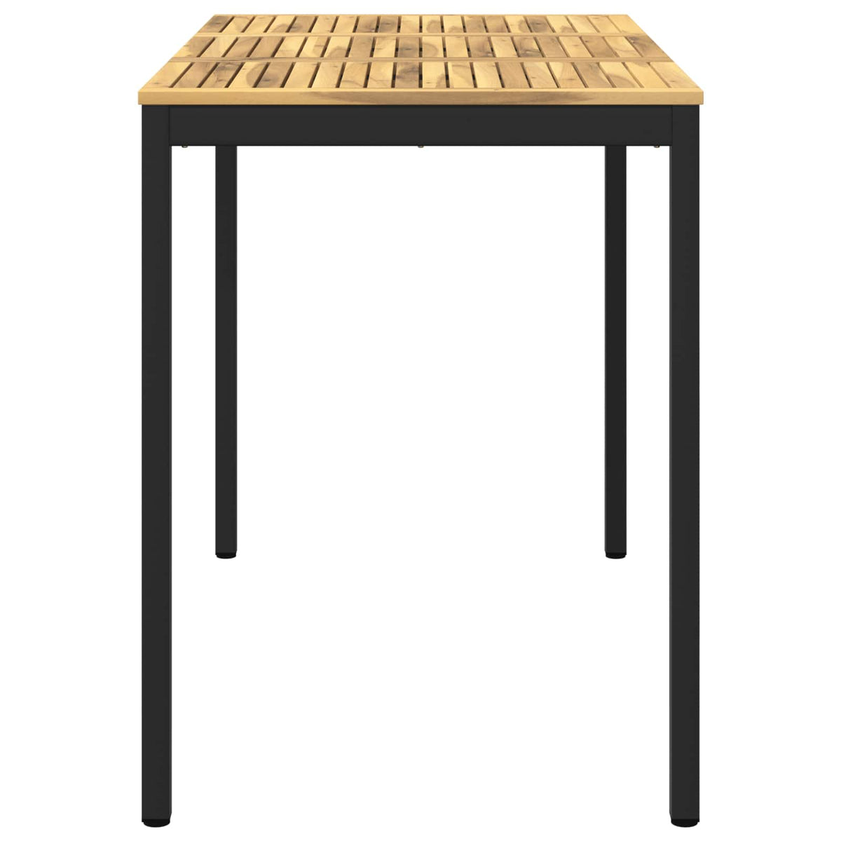 Tuinbar Tafel Wit en zwart 141 x 80,5 x 105 cm