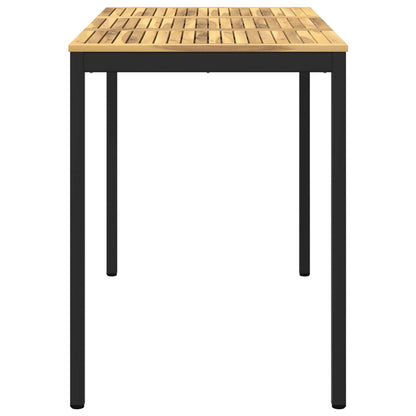 Tuinbar Tafel Wit en zwart 141 x 80,5 x 105 cm
