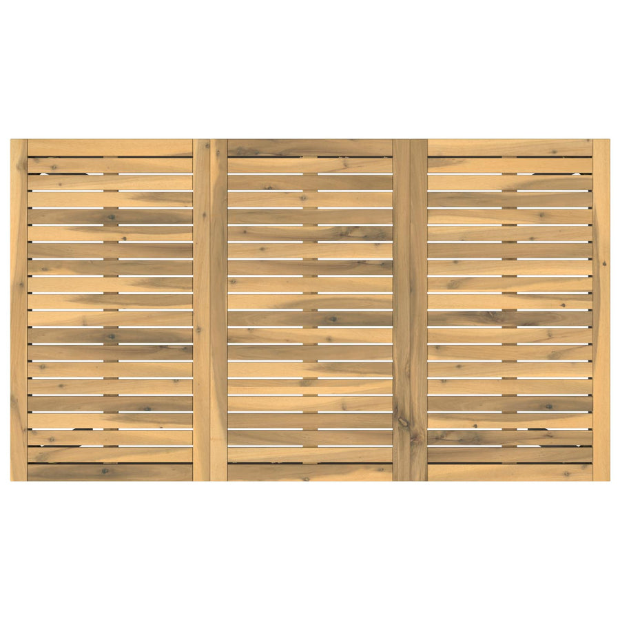 Tuinbar Tafel Wit en zwart 141 x 80,5 x 105 cm
