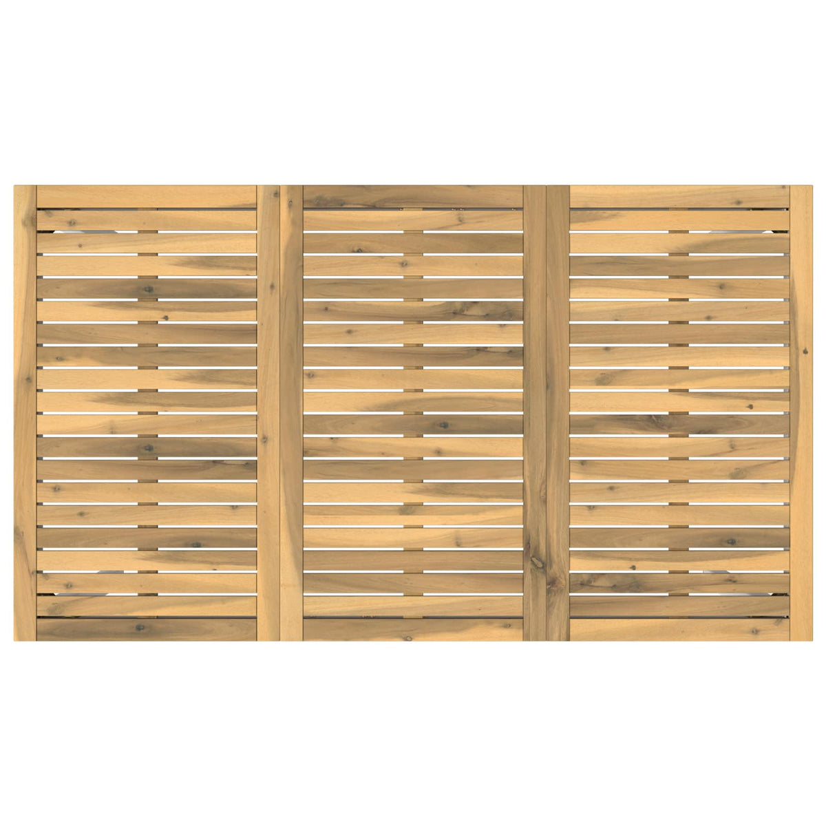 Tuinbar Tafel Wit 141 x 80,5 x 105 cm Massief Acaciahout
