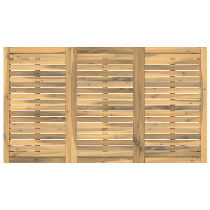 Tuinbar Tafel Wit 141 x 80,5 x 105 cm Massief Acaciahout