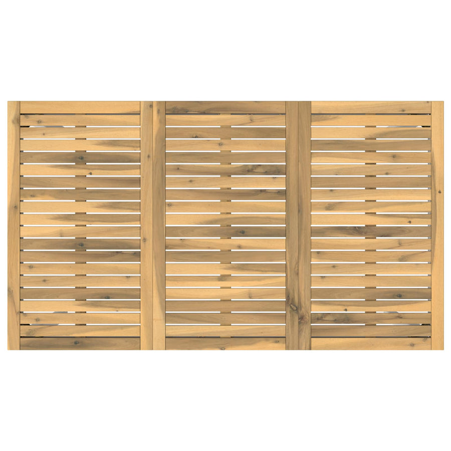 Tuinbar Tafel Wit 141 x 80,5 x 105 cm Massief Acaciahout