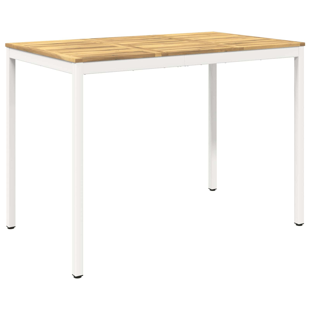 Tuinbar Tafel Wit 147 x 88,5 x 105 cm Massief Acaciahout