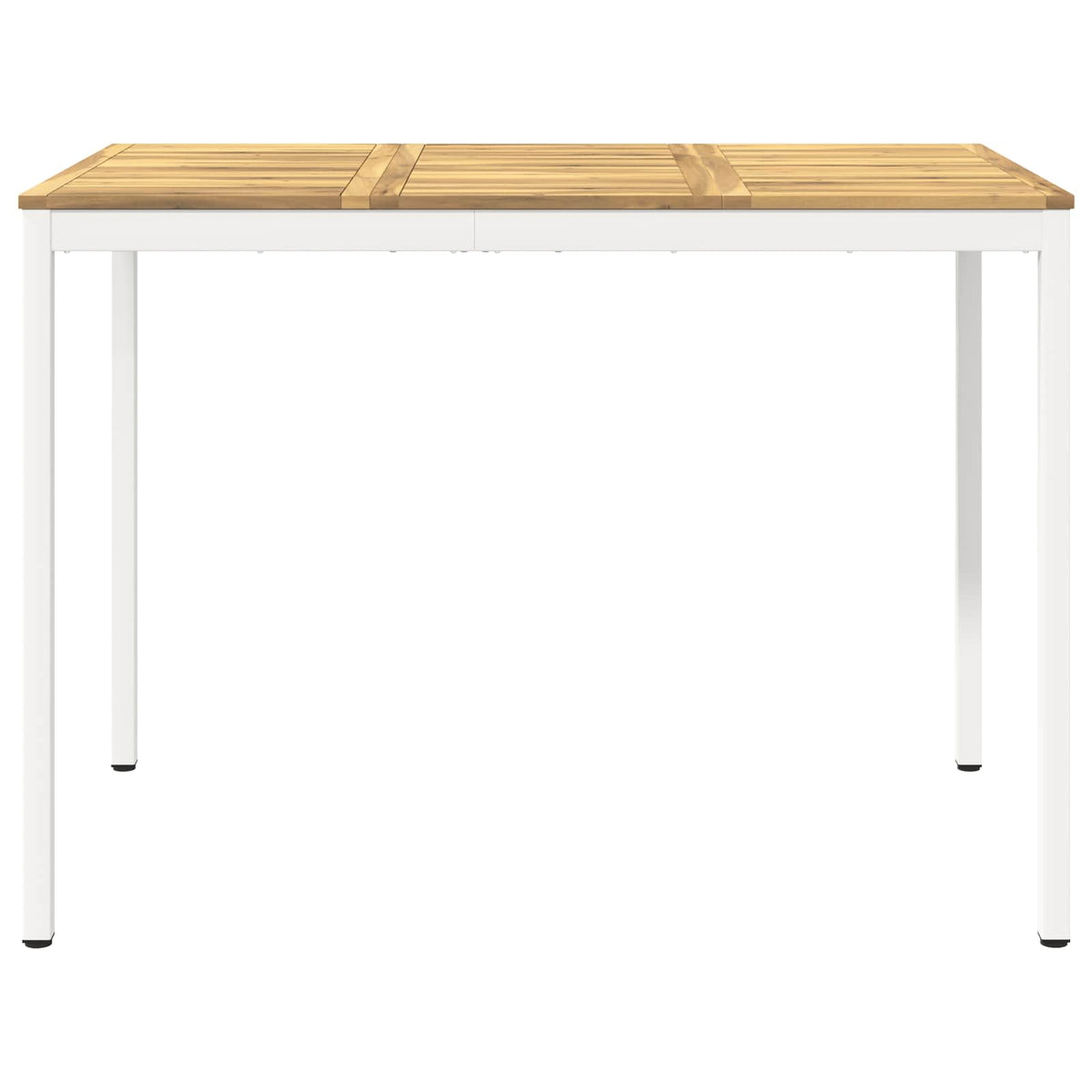 Tuinbar Tafel Wit 147 x 88,5 x 105 cm Massief Acaciahout