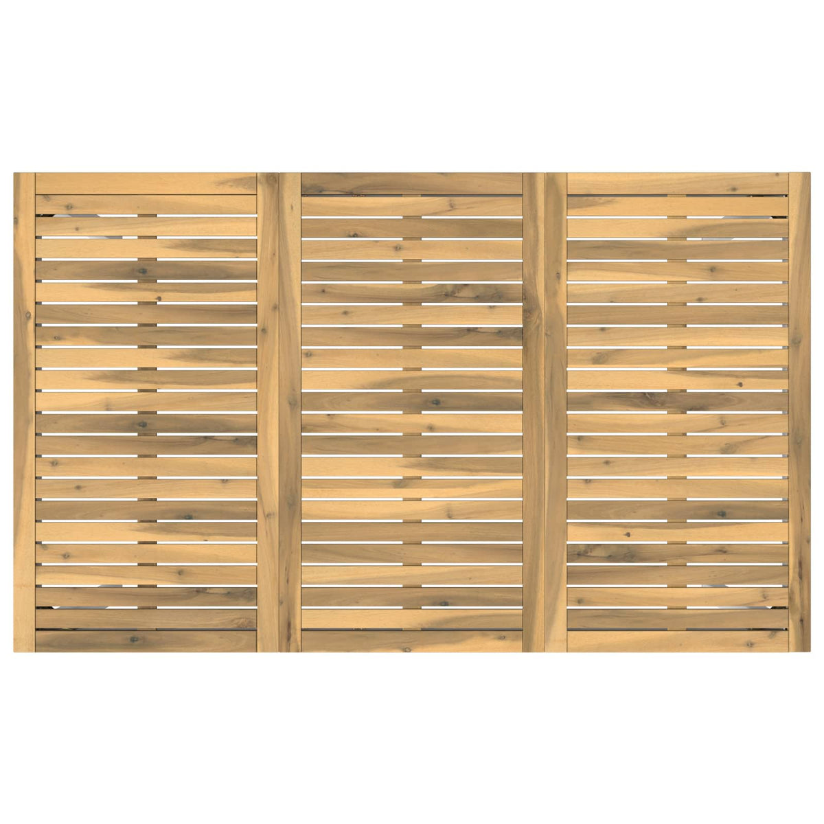 Tuinbar Tafel Wit 147 x 88,5 x 105 cm Massief Acaciahout