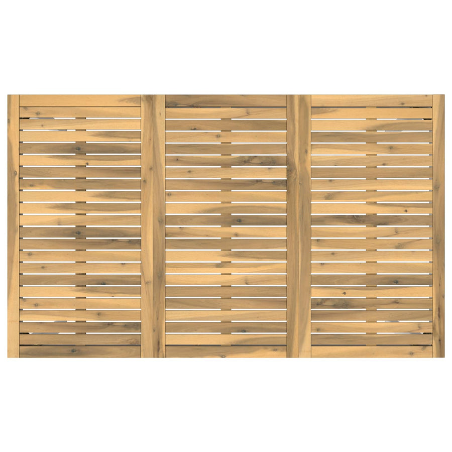 Tuinbar Tafel Wit 147 x 88,5 x 105 cm Massief Acaciahout
