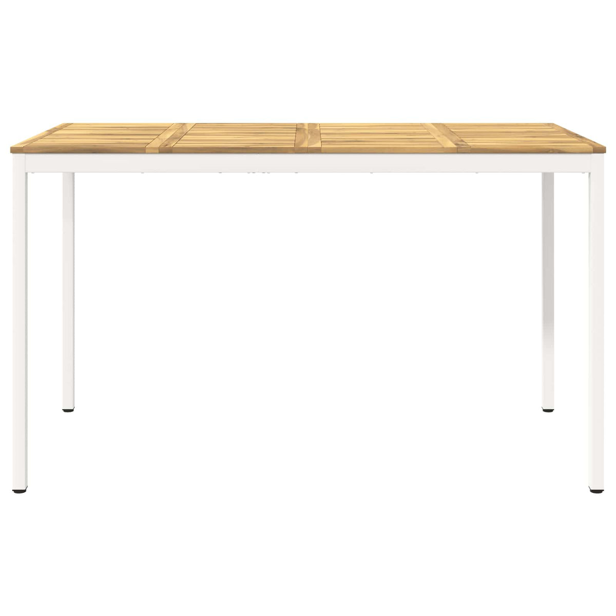 Tuinbar Tafel Wit 180 x 88,5 x 105 cm Massief Acaciahout