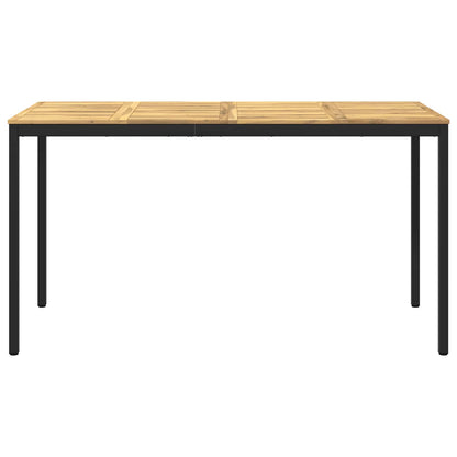 Tuinbar Tafel Wit en zwart 196 x 80,5 x 105 cm