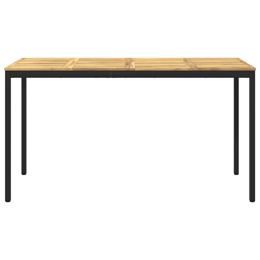 Tuinbar Tafel Wit en zwart 196 x 80,5 x 105 cm