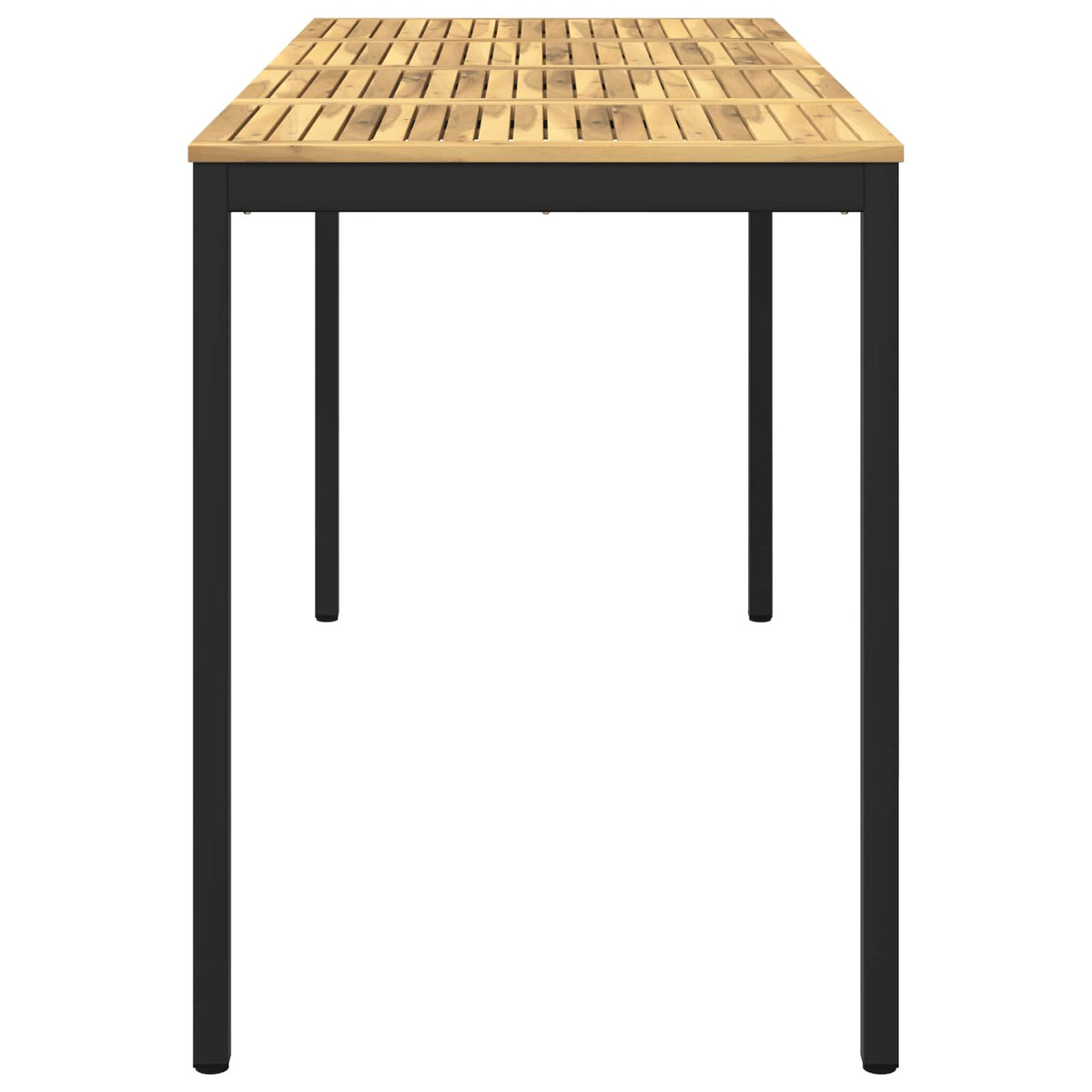 Tuinbar Tafel Wit en zwart 196 x 80,5 x 105 cm