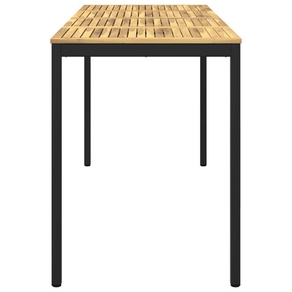 Tuinbar Tafel Wit en zwart 196 x 80,5 x 105 cm