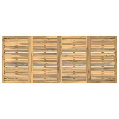 Tuinbar Tafel Wit 196 x 80,5 x 105 cm Massief Acaciahout