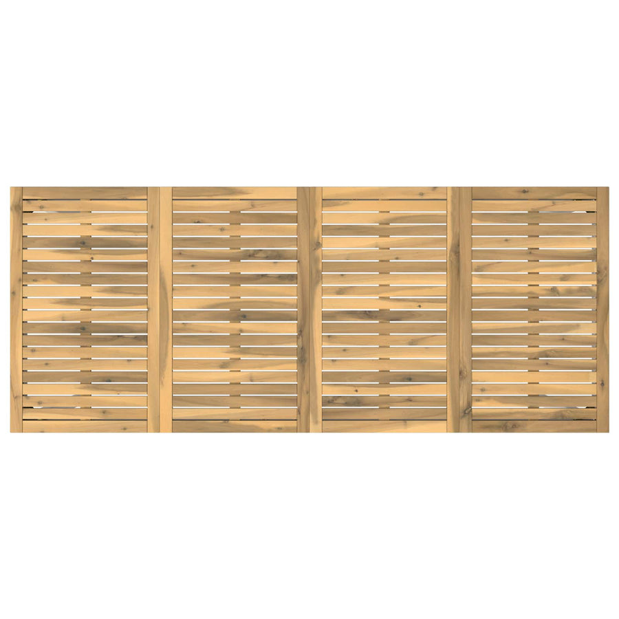 Tuinbar Tafel Wit 196 x 80,5 x 105 cm Massief Acaciahout