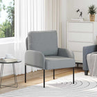 Benches with cushion 55cm Light Grey Plywood