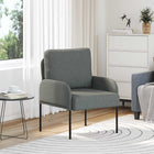 Benches with cushion 55cm Dark Grey Plywood