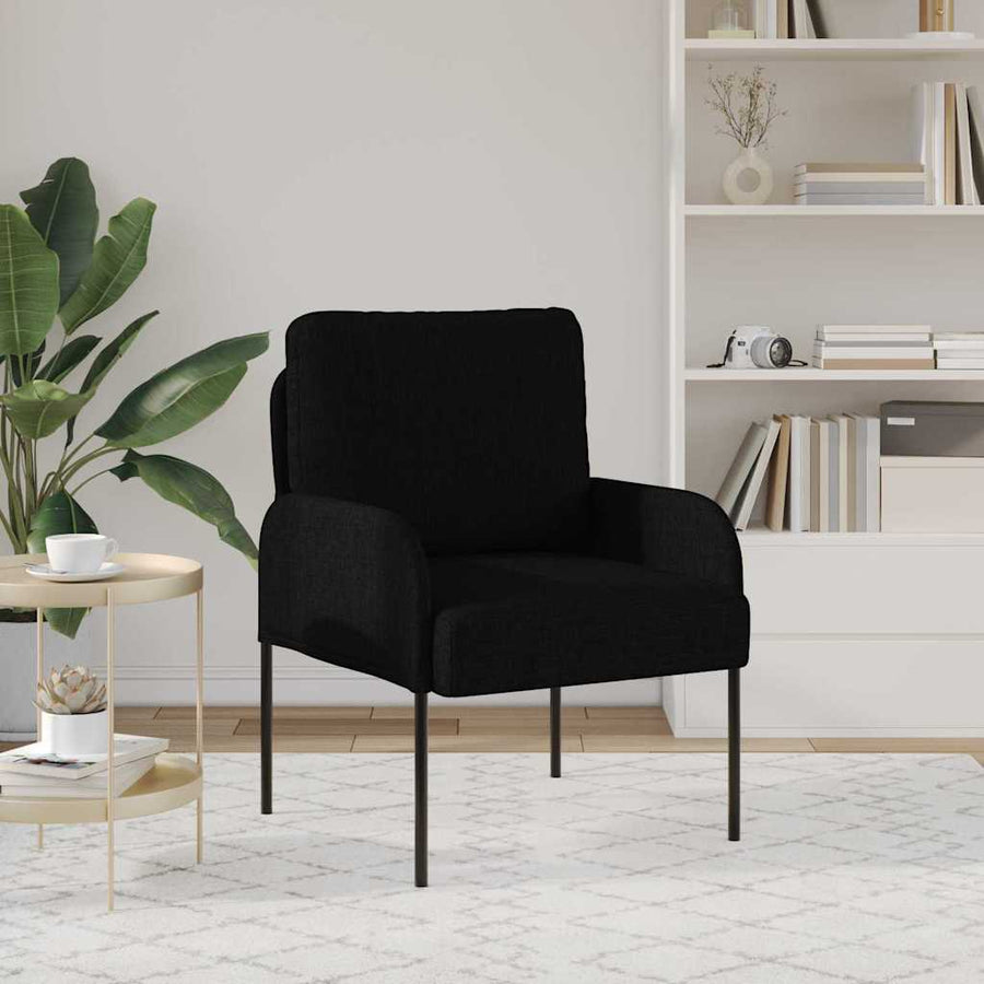 Banken met kussen 55cm Zwart Multiplex