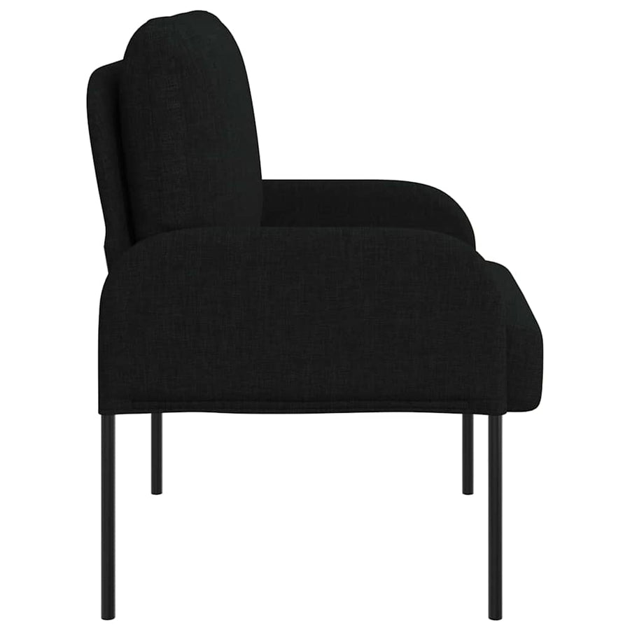 Banken met kussen 55cm Zwart Multiplex