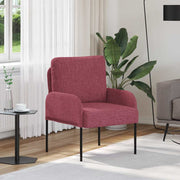Bank 55 cm zitbreedte wijnrood multiplex